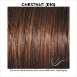 Load image into Gallery viewer, Chestnut (R10)-Dynamic dark brown with caramel brown highlights
