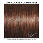 Load image into Gallery viewer, Chocolate Copper Mist (G630+)-Medium brown with auburn highlights on top
