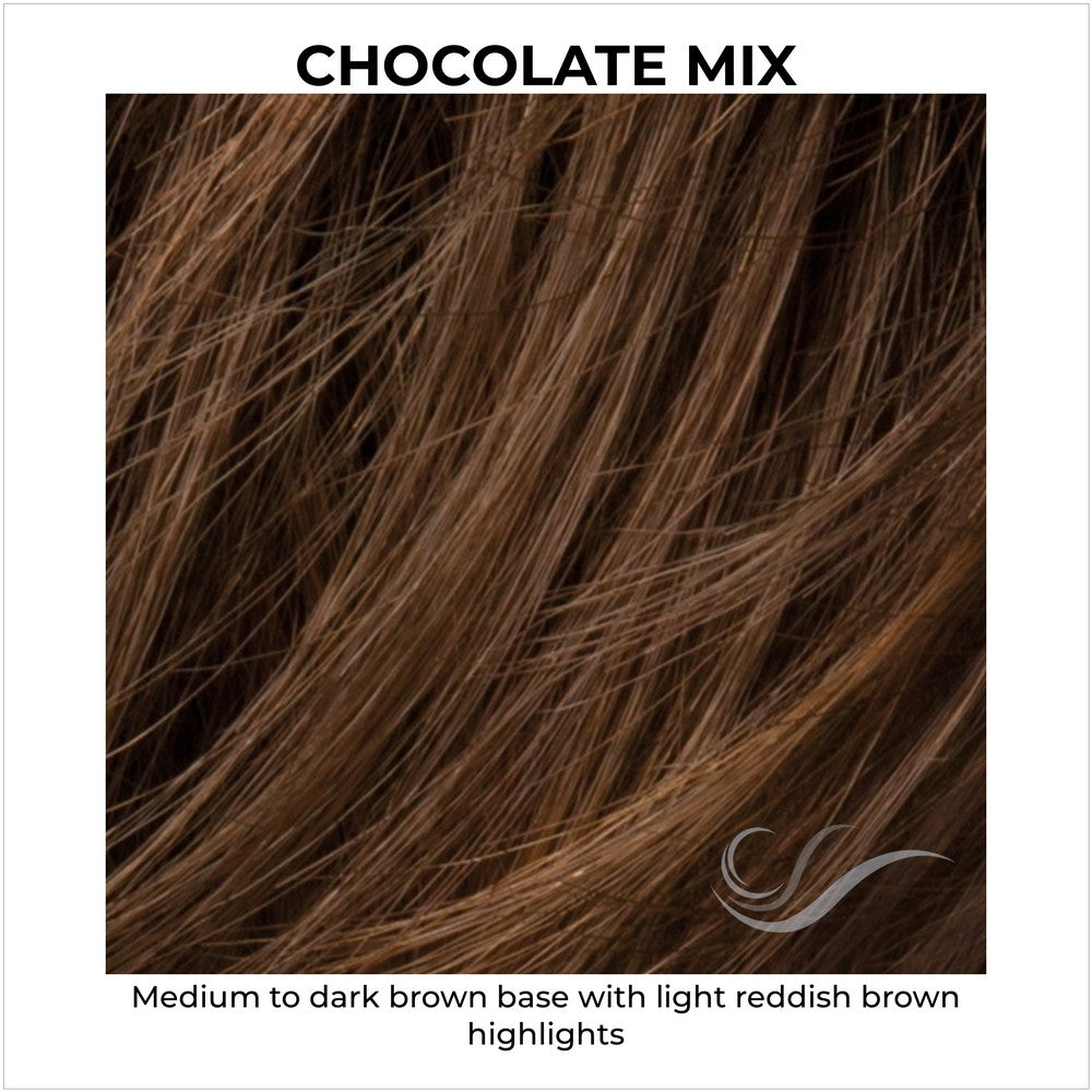 Chocolate Mix-Medium to dark brown base with light reddish brown highlights