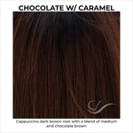 Load image into Gallery viewer, Chocolate with Caramel-Cappuccino dark brown root with a blend of medium and chocolate brown
