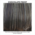 Load image into Gallery viewer, Chocolate Frost-Dark brown base with 50/50 of light brown &amp; light blonde highlights
