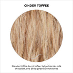 Load image into Gallery viewer, Cinder Toffee-Blended toffee, burnt toffee, fudge blonde, milk chocolate, and deep golden blonde tones
