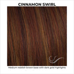 Load image into Gallery viewer, Cinnamon Swirl-Medium reddish brown base with dark gold highlights
