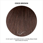 Load image into Gallery viewer, Coco Brown-A rich warm chocolate brown, a smoky deep shade with tones of mocha
