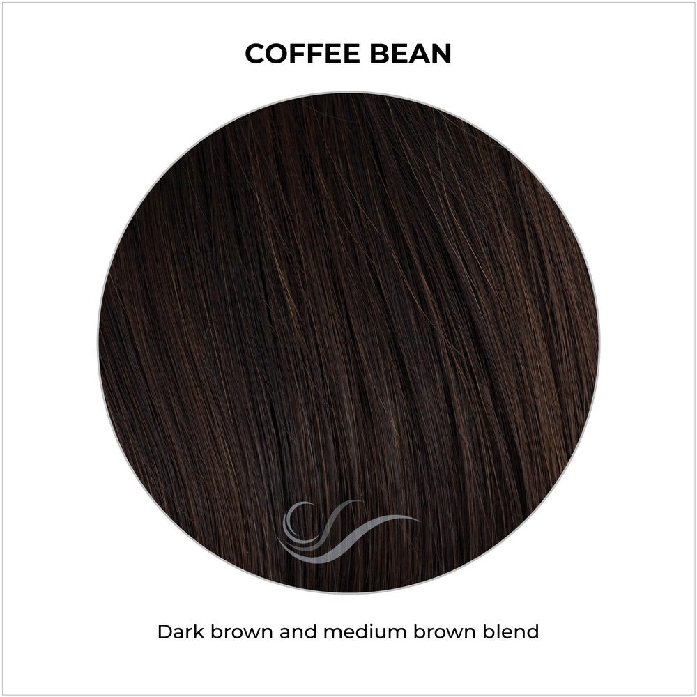 Coffee Bean-Dark brown and medium brown blend