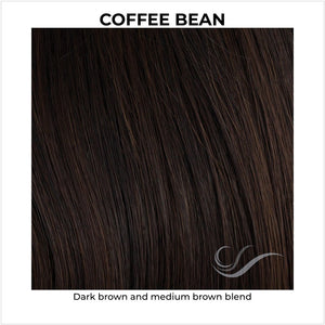 Coffee Bean-Dark brown and medium brown blend