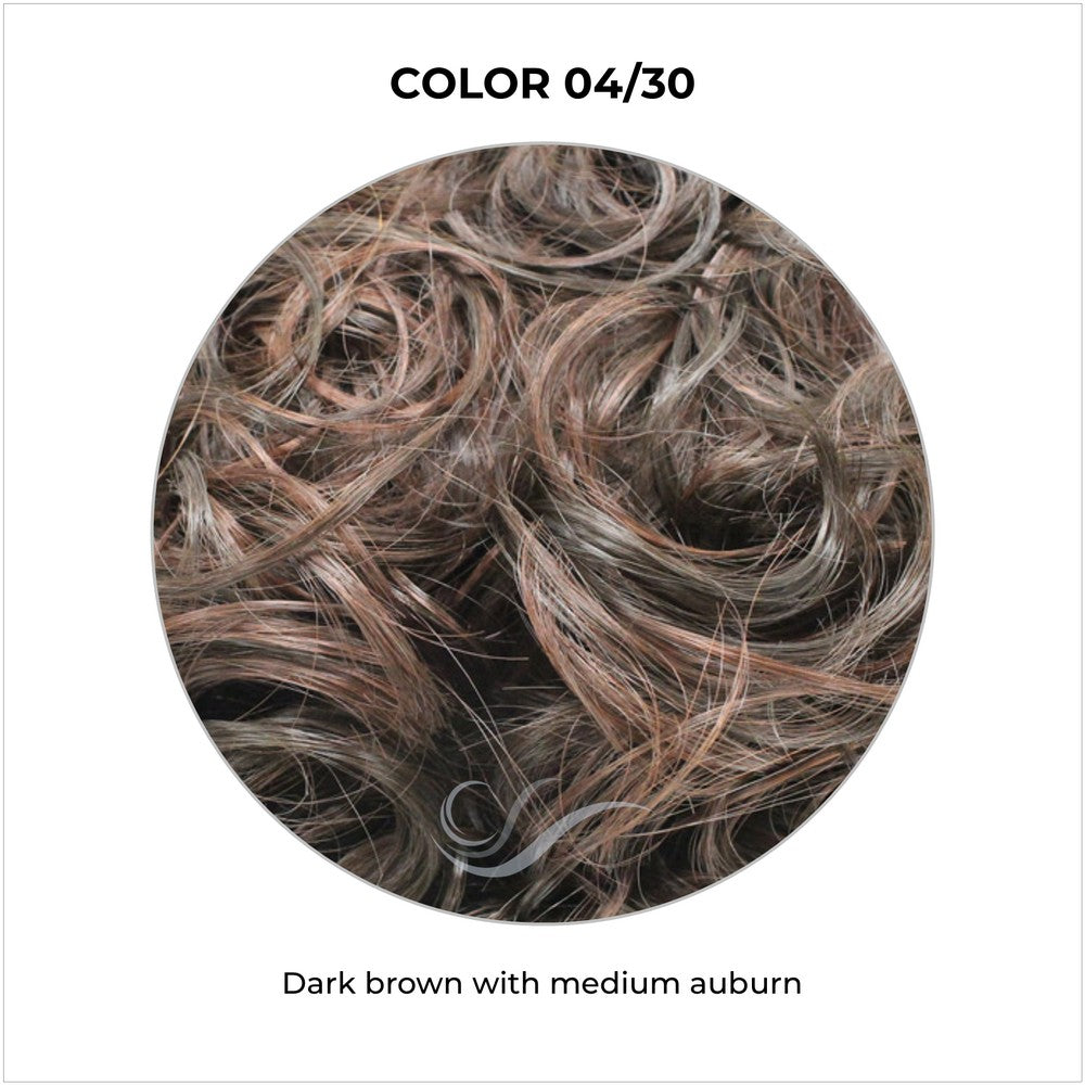 COLOR 04/30-Dark brown with medium auburn