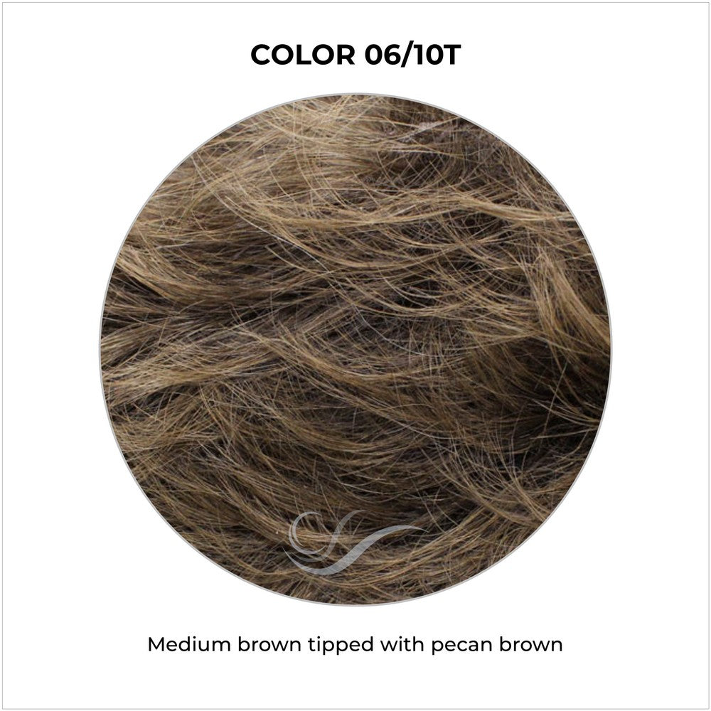 COLOR 06/10T-Medium brown tipped with pecan brown
