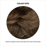 Load image into Gallery viewer, COLOR 10/16-Medium golden brown blended with dark ash blonde
