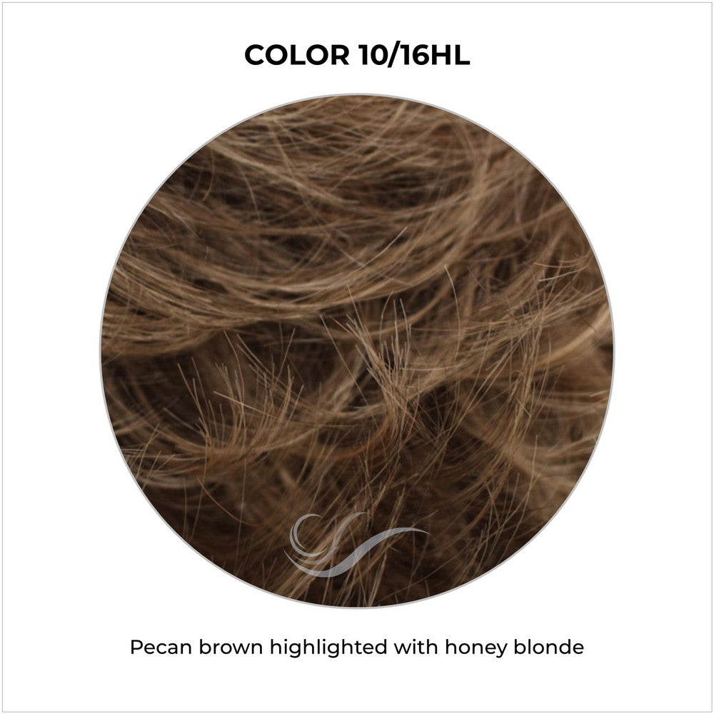 COLOR 10/16HL-Pecan brown highlighted with honey blonde