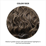 Load image into Gallery viewer, COLOR 10GR-Medium golden brown with dark blonde highlights in the front and temples
