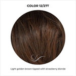 Load image into Gallery viewer, COLOR 12/27T-Light golden brown tipped with strawberry blonde
