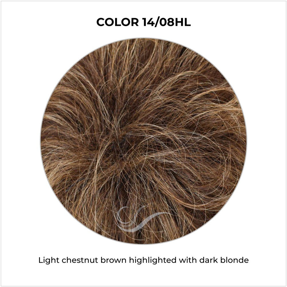 COLOR 14/08HL-Light chestnut brown highlighted with dark blonde