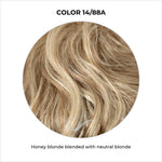 Load image into Gallery viewer, COLOR 14/88A-Honey blonde blended with neutral blonde
