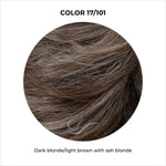 Load image into Gallery viewer, COLOR 17/101-Dark blonde/light brown with ash blonde

