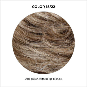 COLOR 18/22-Ash brown with beige blonde