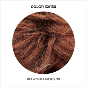 COLOR 32/130-Red wine and coppery red