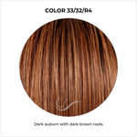 Load image into Gallery viewer, 33/32/R4-Dark auburn with dark brown roots
