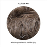 Load image into Gallery viewer, COLOR 48-Medium golden brown with 10% gray
