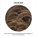 Load image into Gallery viewer, COLOR 8GR-Light chestnut brown with golden brown highlights in the front and temples
