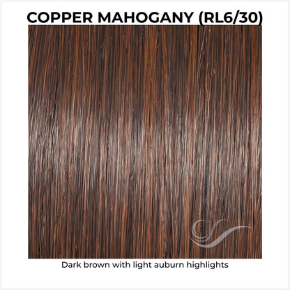 Copper Mahogany (RL6/30)-Dark brown with light auburn highlights