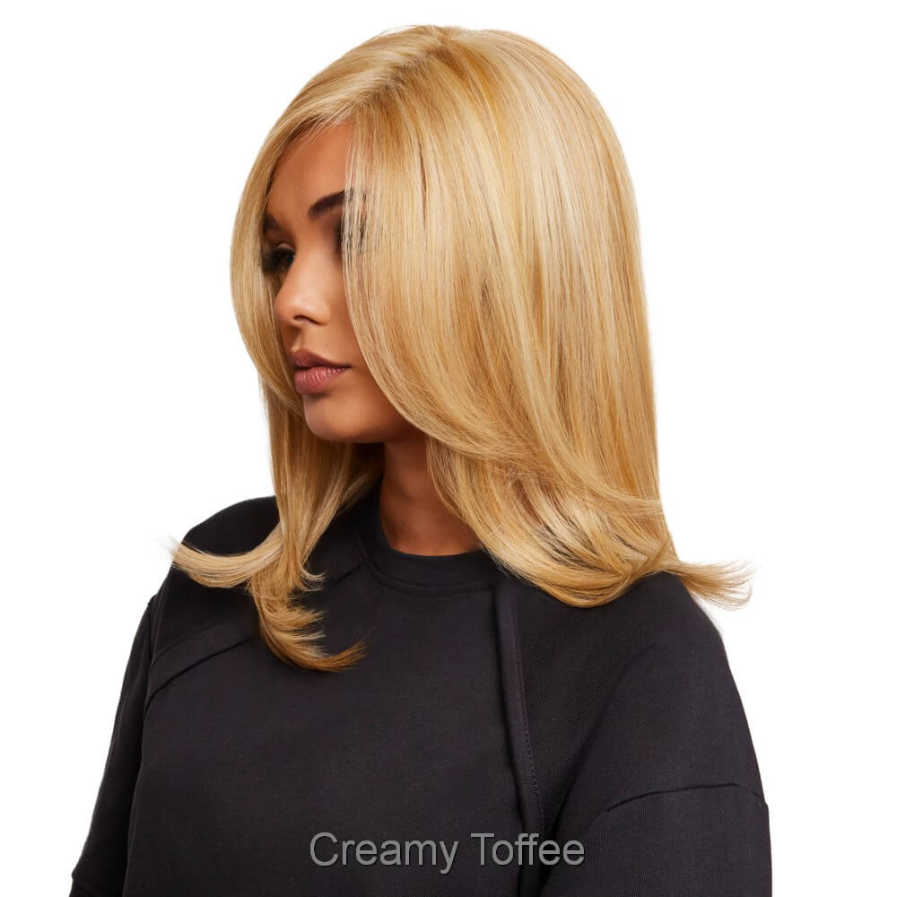 Cosmo Sleek by Rene of Paris wig in Creamy Toffee Image 4