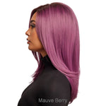 Load image into Gallery viewer, Cosmo Sleek by Rene of Paris wig in Mauve Berry Image 4

