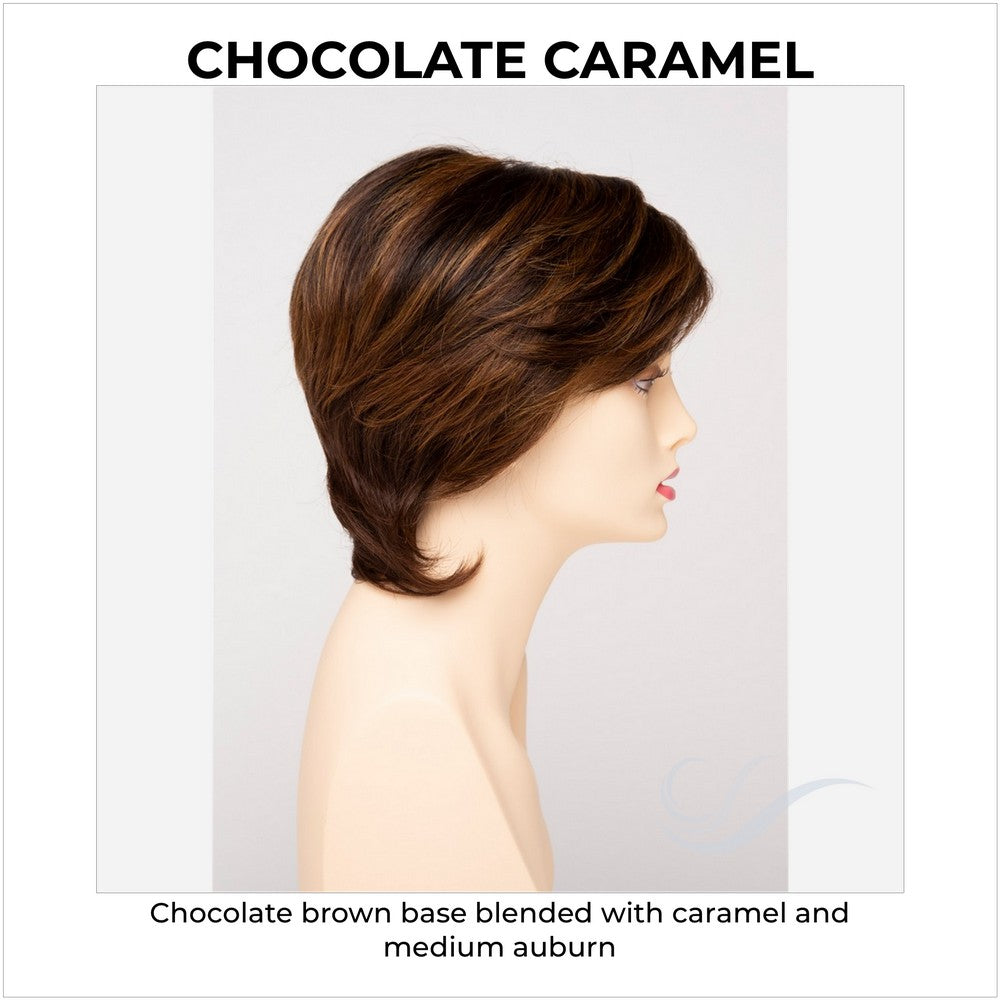 Coti By Envy in Chocolate Caramel-Chocolate brown base blended with caramel and medium auburn