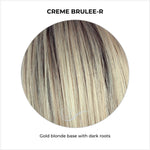 Load image into Gallery viewer, Creme Brulee-R-Gold blonde base with dark roots
