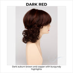 Load image into Gallery viewer, Danielle By Envy in Dark Red-Dark auburn brown and copper with burgundy highlights
