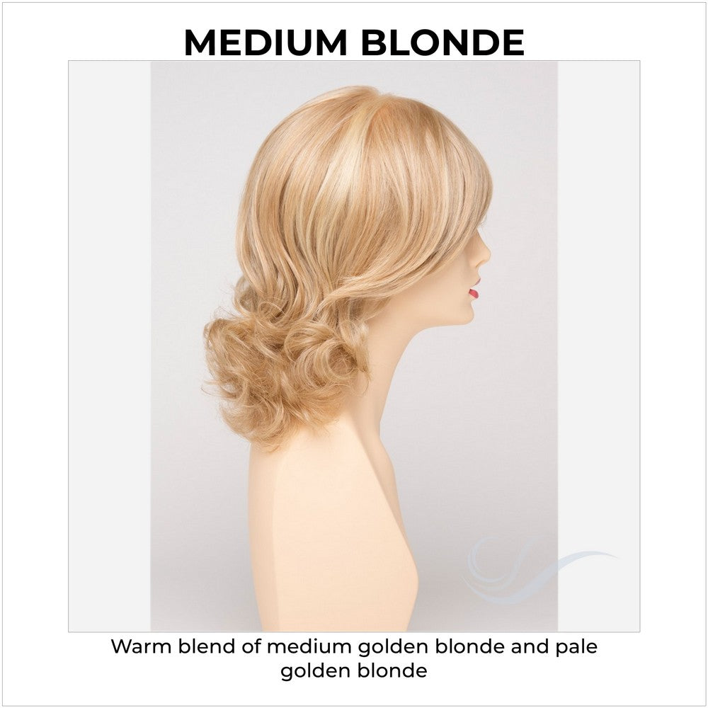 Danielle By Envy in Medium Blonde-Warm blend of medium golden blonde and pale golden blonde