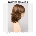 Load image into Gallery viewer, Danielle By Envy in Toasted Sesame-R-Light brown blend with medium brown roots
