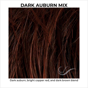 Dark Auburn Mix-Dark auburn, bright copper red, and dark brown blend