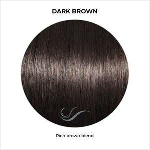 Dark Brown-Rich brown blend