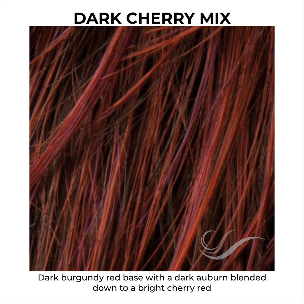 Dark Cherry Mix-Dark burgundy red base with a dark auburn blended down to a bright cherry red