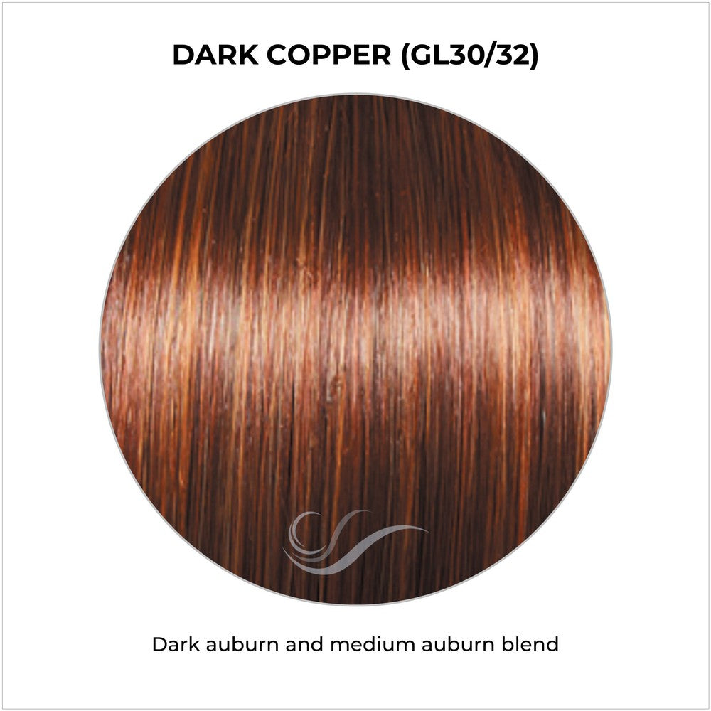 Dark Copper (GL30/32)-Dark auburn and medium auburn blend