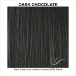 Load image into Gallery viewer, Dark Chocolate-Dark brown and medium brown 50/50 blend
