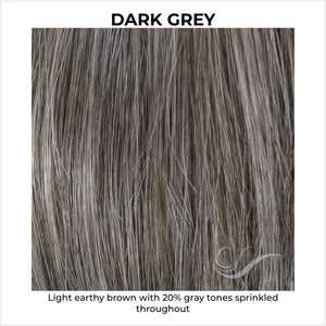 Dark Grey-Light earthy brown with 20% gray tones sprinkled throughout