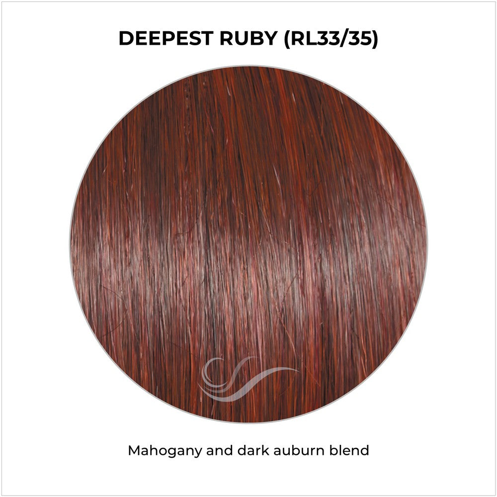 Deepest Ruby (RL33/35)-Mahogany and dark auburn blend