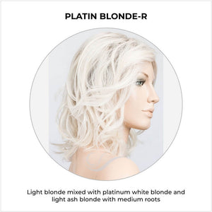 Delight Mono by Ellen Wille in Platin Blonde-R-Light blonde mixed with platinum white blonde and light ash blonde with medium roots