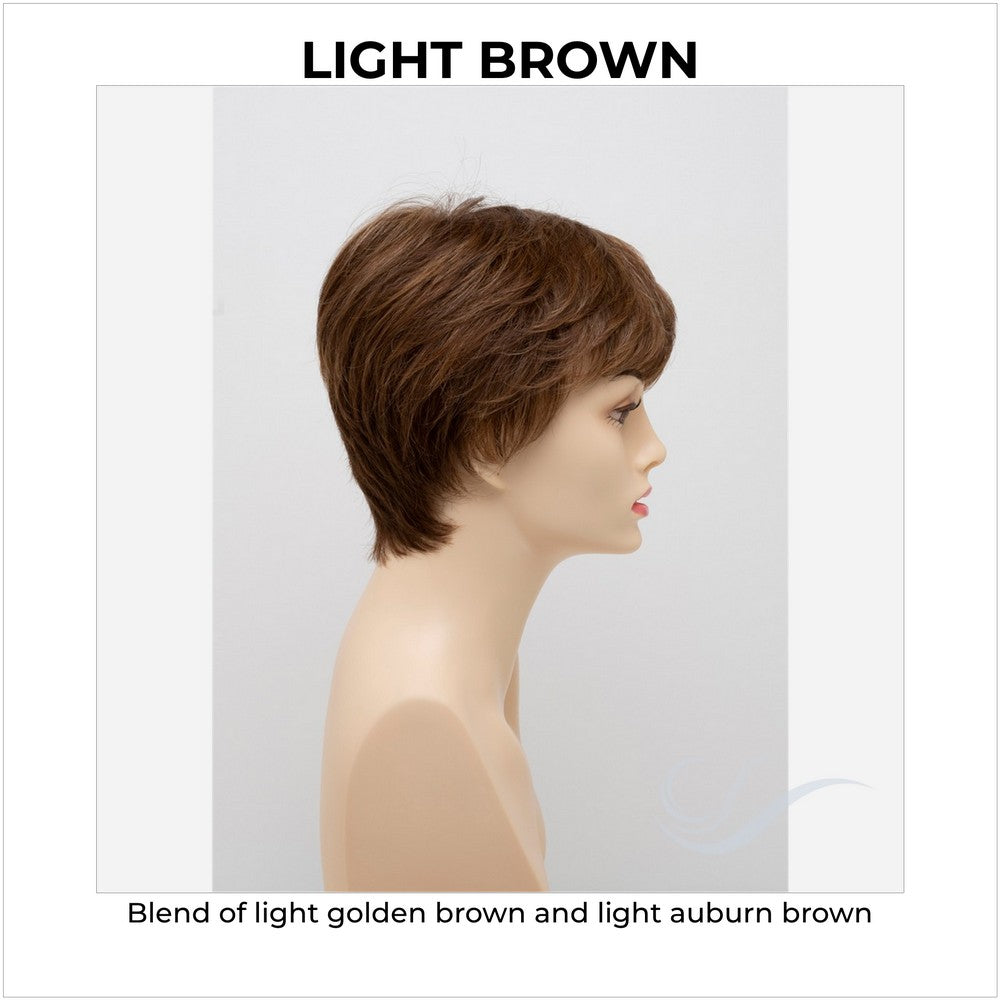 Destiny By Envy in Light Brown-Blend of light golden brown and light auburn brown