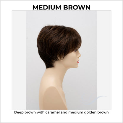 Destiny By Envy in Medium Brown-Deep brown with caramel and medium golden brown