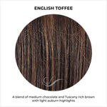 Load image into Gallery viewer, English Toffee-A blend of medium chocolate and Tuscany rich brown with light auburn highlights

