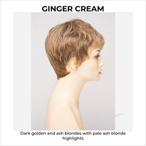 Fiona By Envy in Ginger Cream-Dark golden and ash blondes with pale ash blonde highlights