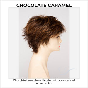 Flame By Envy in Chocolate Caramel-Chocolate brown base blended with caramel and medium auburn