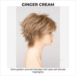Load image into Gallery viewer, Flame By Envy in Ginger Cream-Dark golden and ash blondes with pale ash blonde highlights

