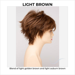 Flame By Envy in Light Brown-Blend of light golden brown and light auburn brown