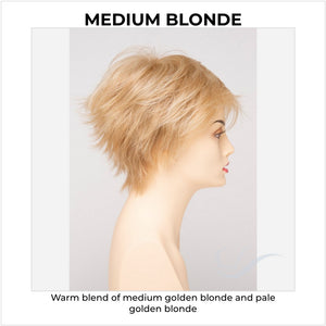 Flame By Envy in Medium Blonde-Warm blend of medium golden blonde and pale golden blonde