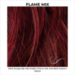 Load image into Gallery viewer, Flame Mix-Dark burgundy red, bright cherry red, and dark auburn blend
