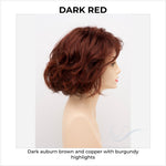 Load image into Gallery viewer, Gia by Envy in Dark Red-Dark auburn brown and copper with burgundy highlights
